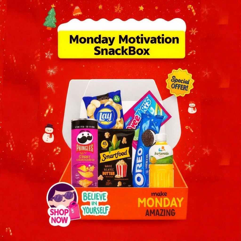 Monday Motivation Snackbox (15+ Snacks Inside) Snackbox Snack Attack