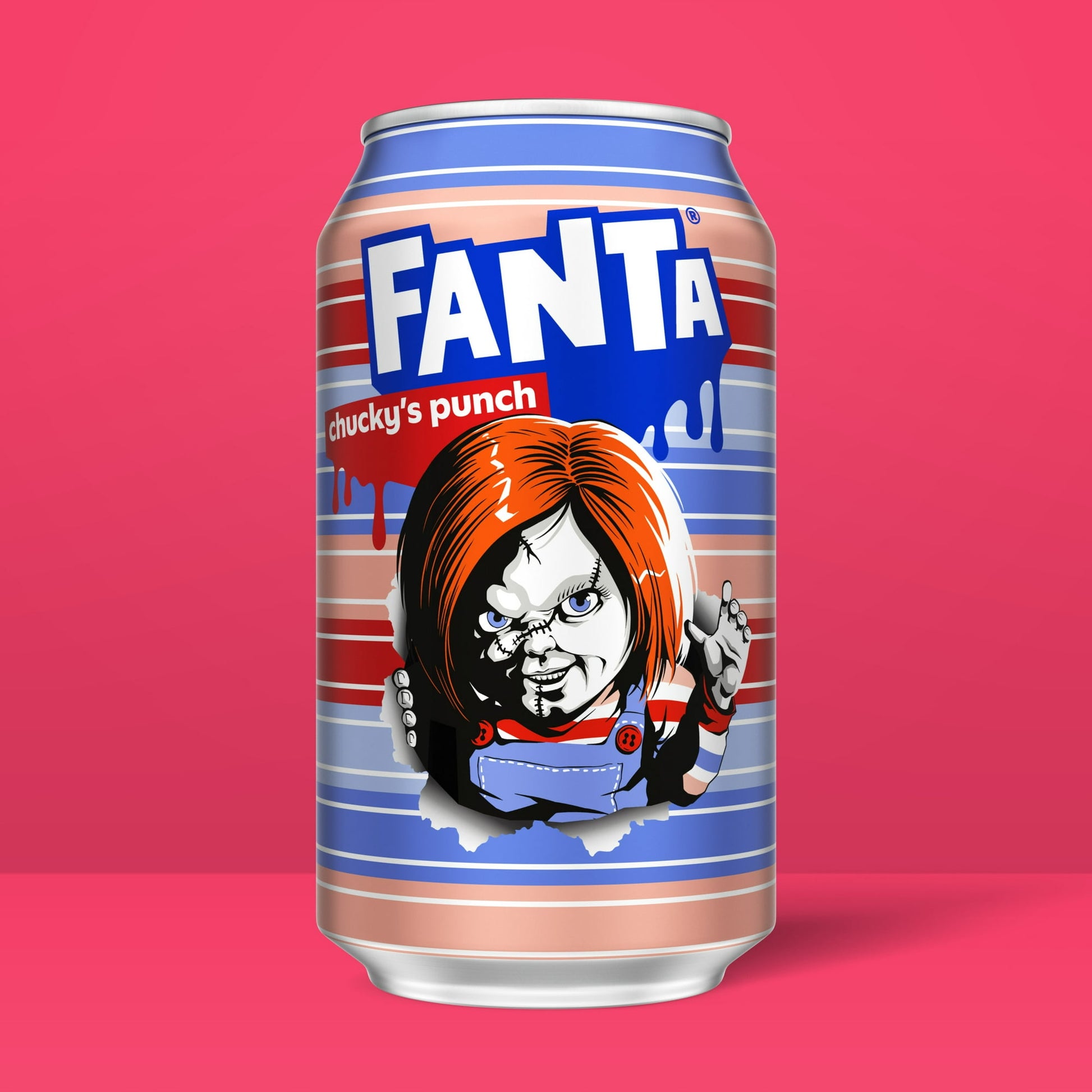 6 Pack Fanta Chucky's Punch Can 12 Oz Fanta, cases, 6 pack, Trending, Bestseller Drinks