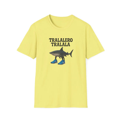 Tralalero Tralala T-Shirt – Fun Graphic Tee | Unisex Music & Vibes Shirt Cornsilk T-Shirt Printify