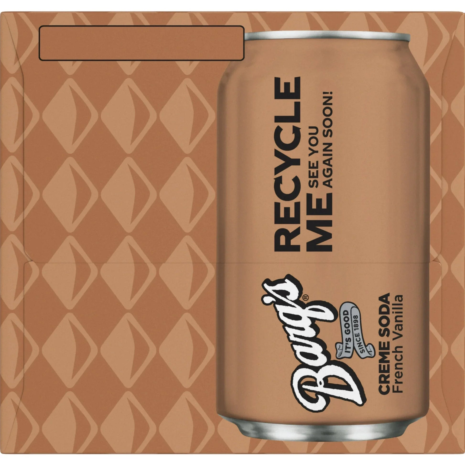 12 Pack Barq's French Vanilla Cream Soda Soda Pop Barqs, TSAED, cases, 12 Pack, Bestseller Drinks