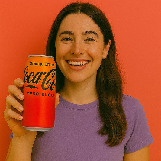 12 Pack Coca Cola Orange Cream Zero Sugar Soda Pop (not for sale) Coca Cola, Cases, 12 Pack, Zero Sugar, Bestseller, Bestseller Drinks