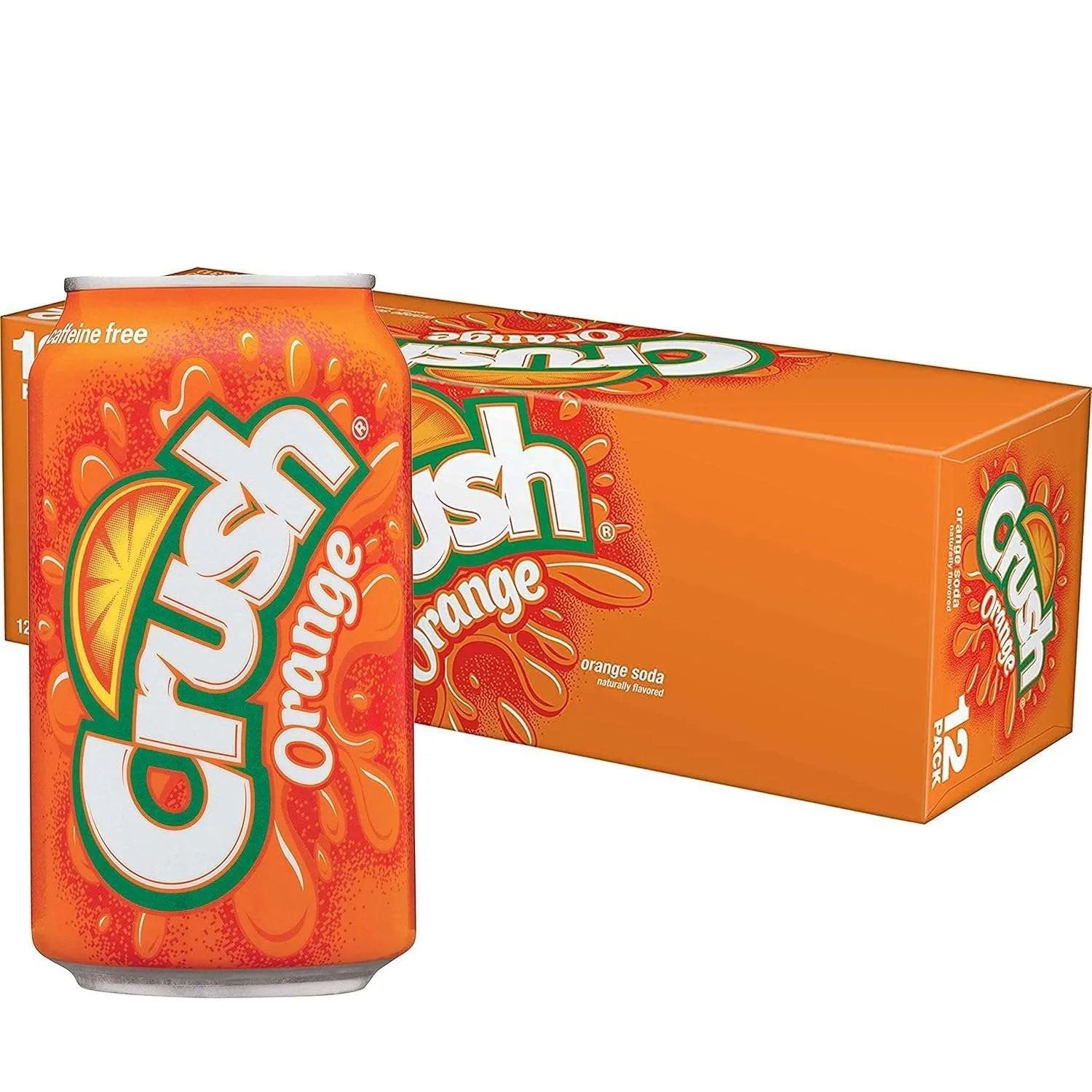 12 Pack Crush Orange Soda Pop (not for Sale) Crush, 12 Pack, Cases
