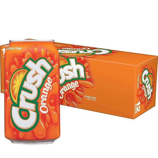 12 Pack Crush Orange Soda Pop (not for Sale) Crush, 12 Pack, Cases