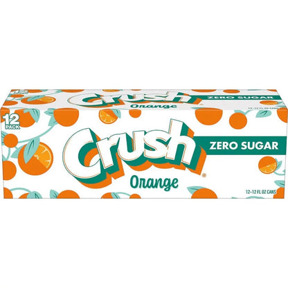 12 Pack Crush Orange Zero Sugar Soda Pop (not for sale) Crush, TSAED, cases, Zero Sugar, 12 Pack, Bestseller, Bestseller Drinks