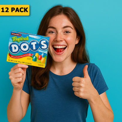 12 PACK Dots Tropical Gumdrops Candy (6.5Oz) Candy Dots, Latest Products, Trending