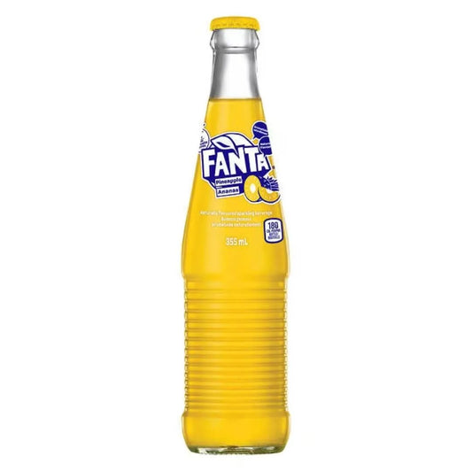 12 Pack Fanta Pineapple Mexico Soda Pop (not for sale) Fanta, TSAED, cases, Bestseller Drinks