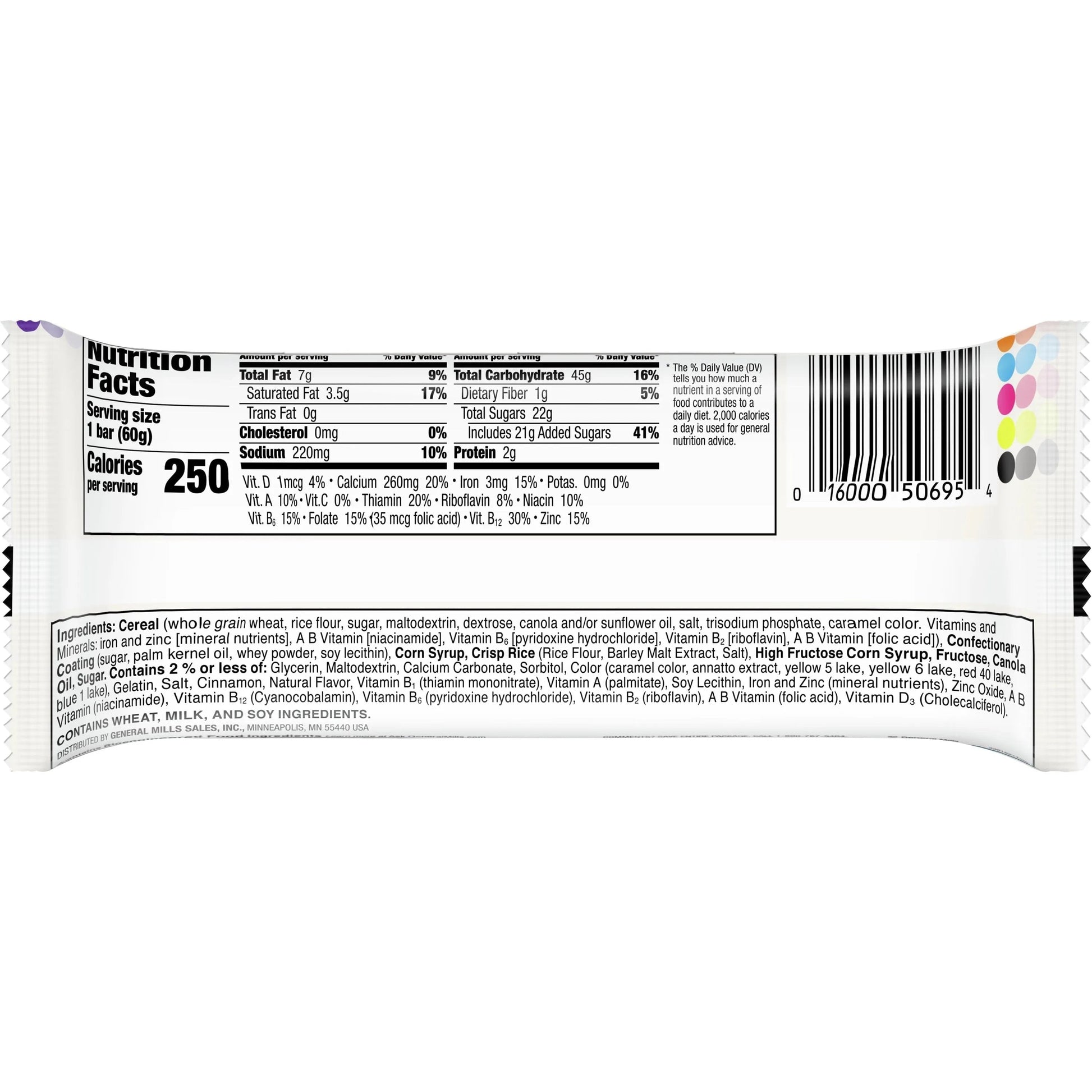 12 PACK General Mills Bar Cinnamon Toast Crunch Chocolate Bar (2.1Oz) Chocolate General Mills, Latest Products