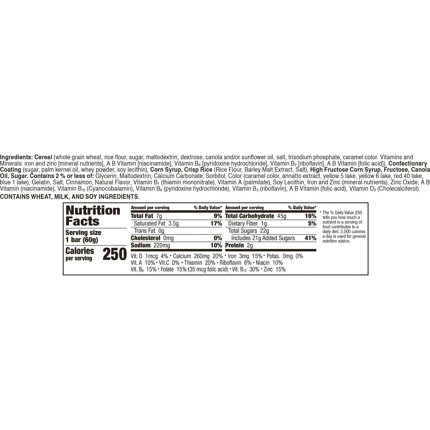 12 PACK General Mills Bar Cinnamon Toast Crunch Chocolate Bar (2.1Oz) Chocolate General Mills, Latest Products