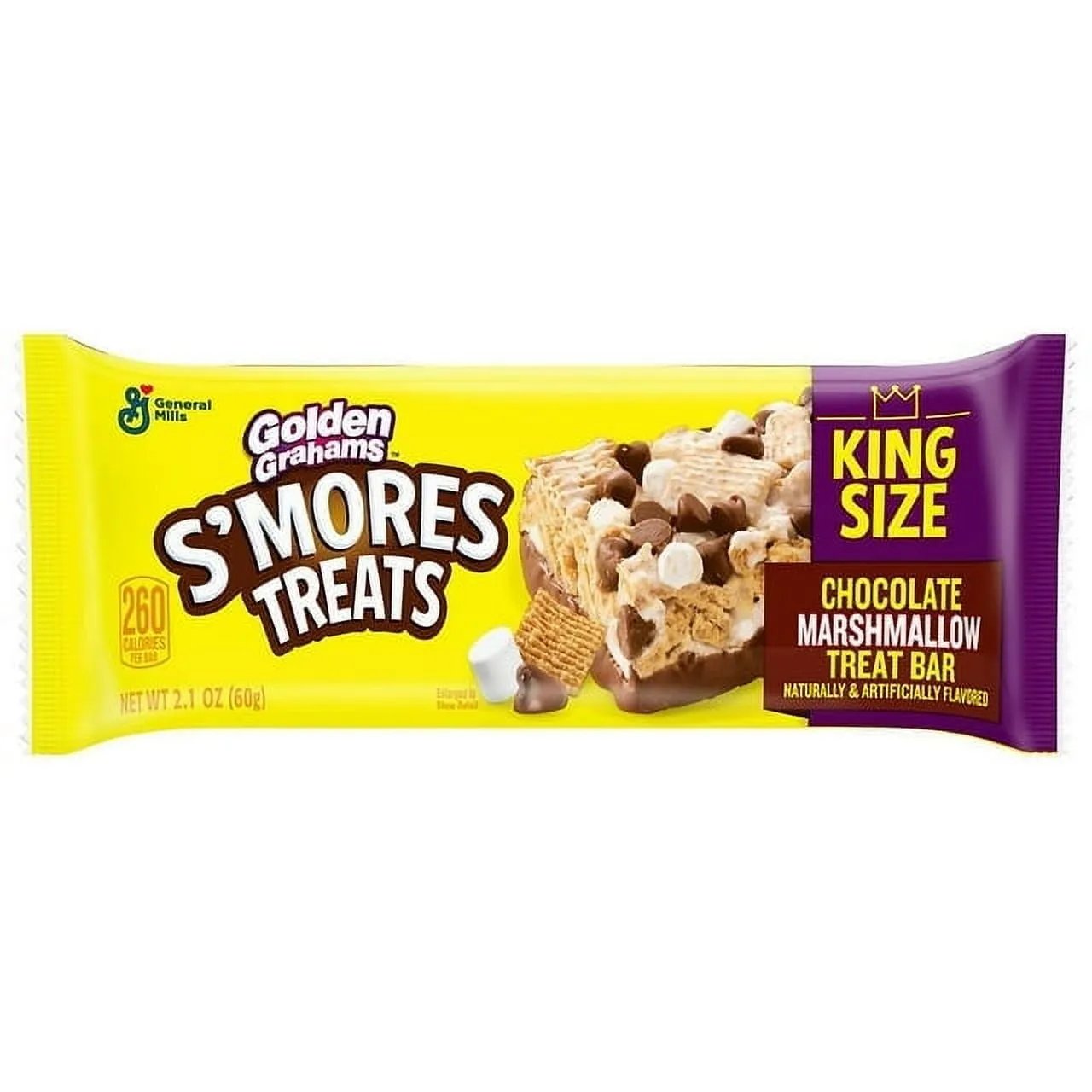 12 PACK General Mills Bar Golden Grahams S’mores Treats Chocolate Bar (2.1Oz) Chocolate General Mills, Latest Products