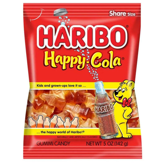 12 Pack Haribo Happy Cola Candy Haribo, TSARC, TSASN&CH, bulk
