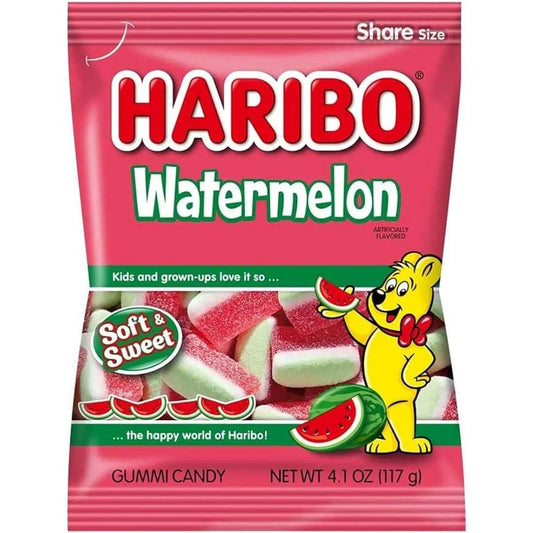 12 Pack Haribo Watermelon 42g Candy Haribo, TSARC, TSASN&CH, bulk