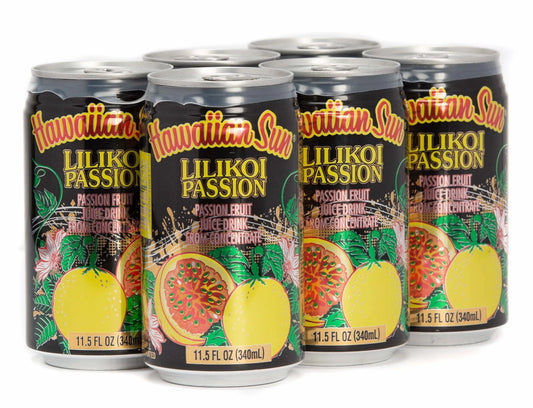 12 Pack - Hawaiian Sun Lilikoi Passion Soda Pop (not for Sale) Hawaiian Sun, TSAED, cases, Bestseller Drinks