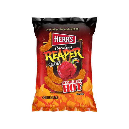 Herrs Carolina Reaper Curls Snacks/Chips (not for sale) Herr’s, trending products, Bestseller, cabestseller