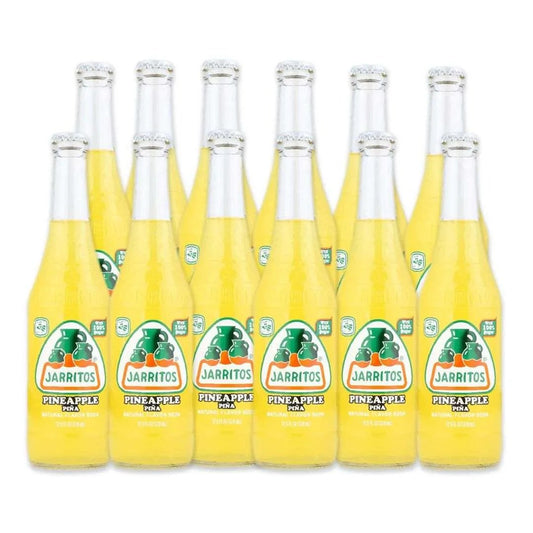 12 Pack Jarritos Pineapple Soda Pop Jarritos, TSAED, TSAMS, cases