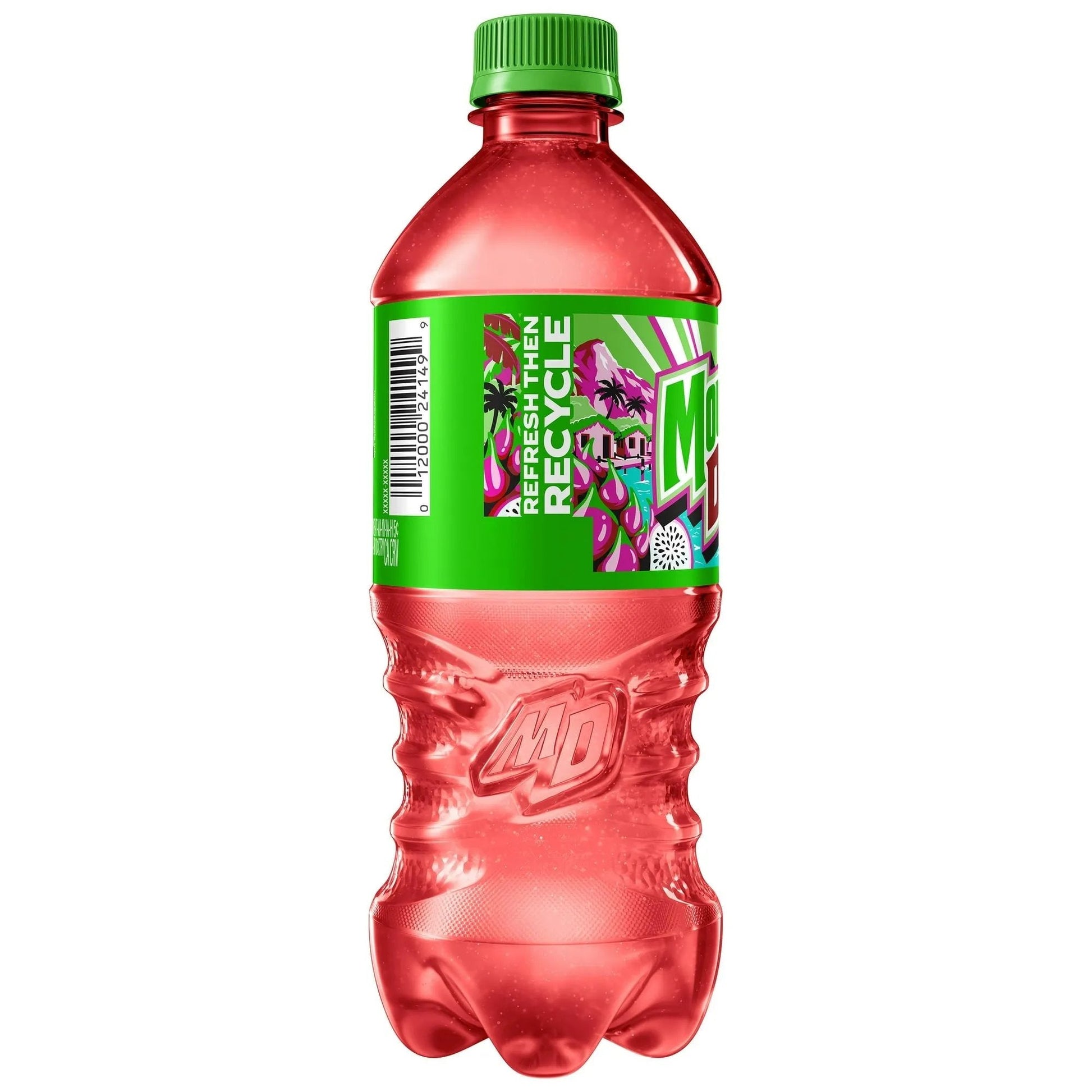 12 PACK Mtn Dew Dragon Fruit Drink Bottles (591 ML) Soda Pop Mtn Dew, Latest Products, Trending