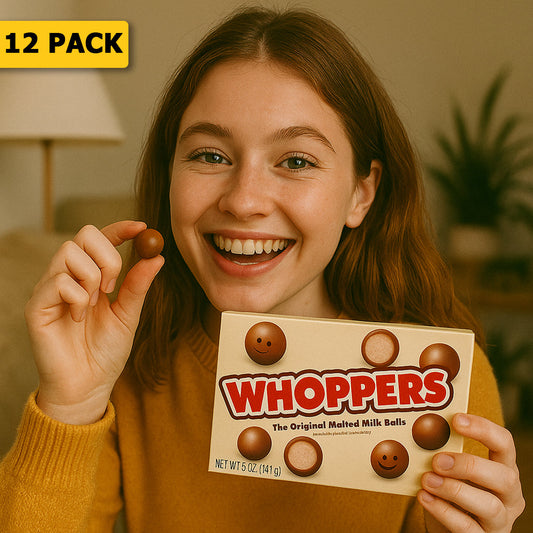 12 Pack Whoppers Original Milk Balls Candy - (5Oz) Candy Whoppers , Latest Products, Trending