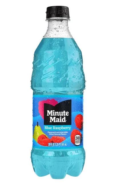 12 Bottles Minute Maid Blue Raspberry 591ml - Soda Pop (not for Sale) from Minute Maid, TSAED