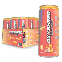 Thumbnail for 12 Pack Oxyshred Peach Rings Ultra Energy Zero Sugar