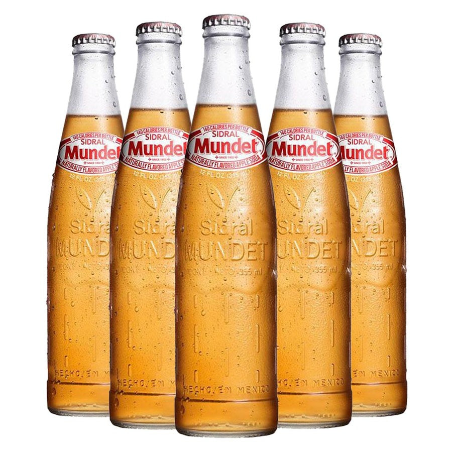 12 Pack Sidral Mundet Apple Soda Mexico