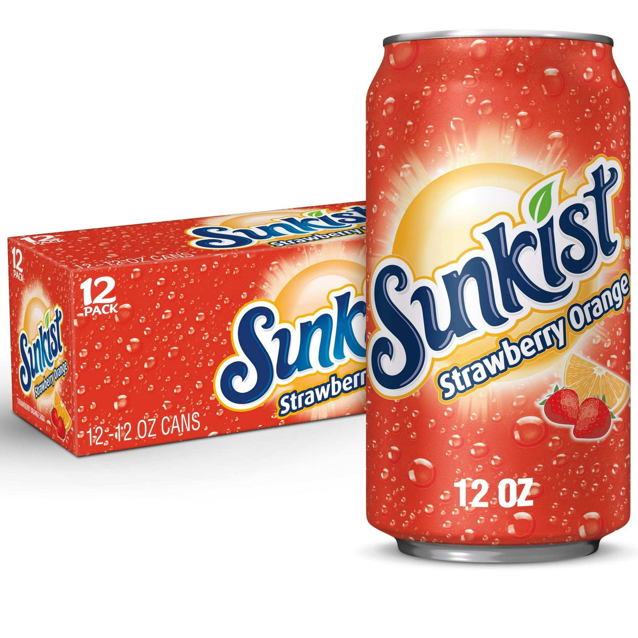 12 Pack Sunkist Strawberry Orange