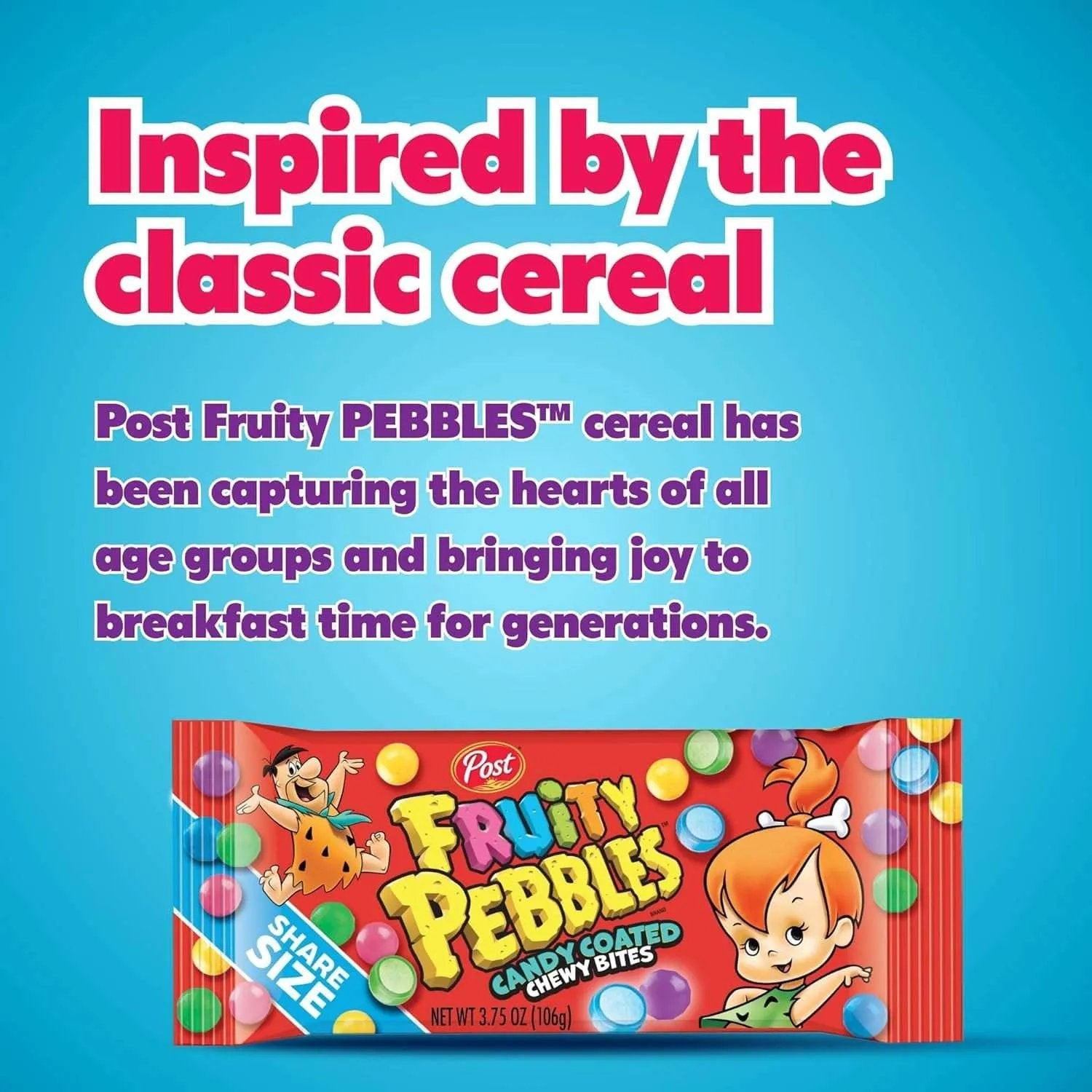Fruity Pebble King Size (106g) Candy Fruity Pebble, Trending, trending products