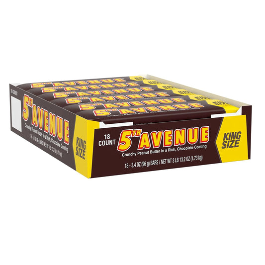 18 Pack 5th Avenue 96g King Size Chocolate Chocolate 5th avenue, bulk