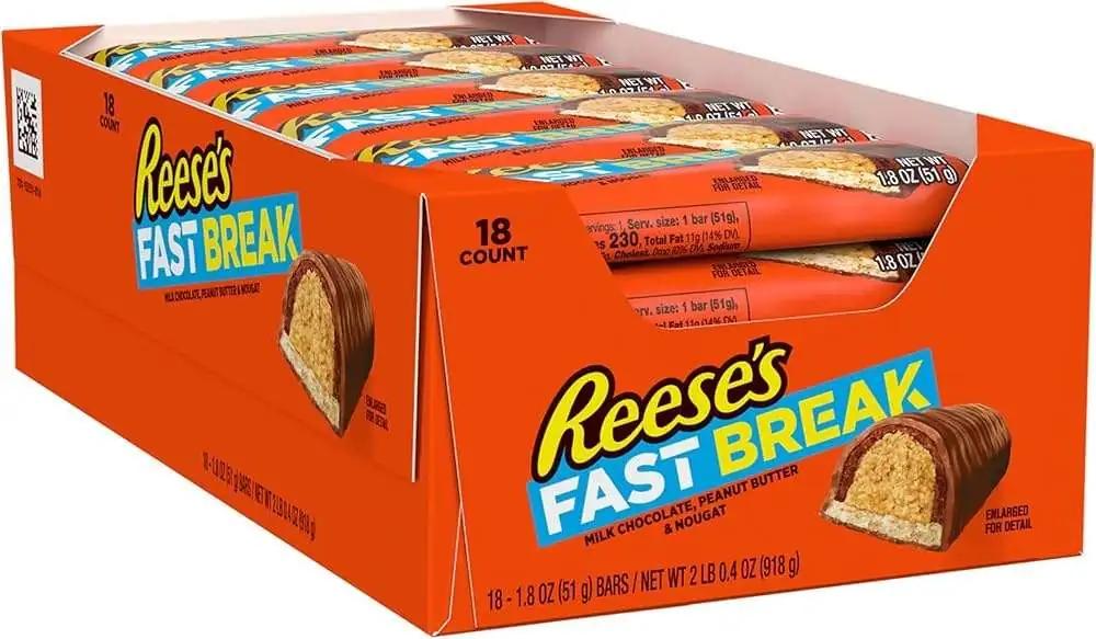 18 Pack Reese's Fast Break 51g Chocolates Reese's, TSASN&CH, TSARC, bulk, cabestseller