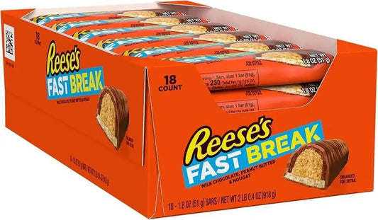 18 Pack Reese's Fast Break 51g - Chocolates from Reese's, TSASN&CH, TSARC, bulk, cabestseller