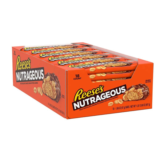 18 pack Reese's Nutrageous 57g - Chocolates from Reese's, TSASN&CH, TSARC, cabestseller