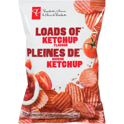Load of Ketchup Chips Snack Attack