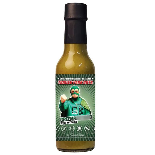 Trailer Park Green B*stard Verde Hot Sauce - Hot Sauce (not for sale) from Trailer Park Boys, TSASN&CH