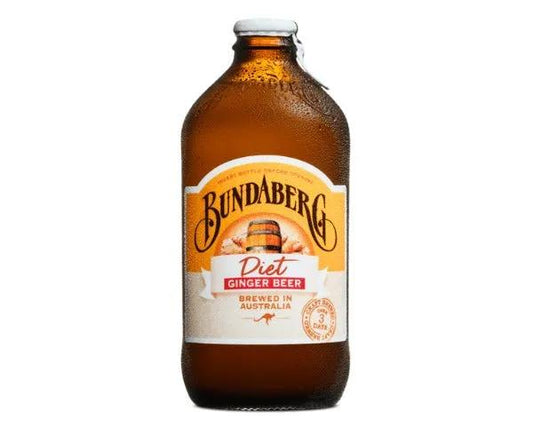 24 Pack - Bundaberg Diet Ginger Beer Australian Soda Pop (not for Sale) Ginger Beer, Cases, 24 Pack