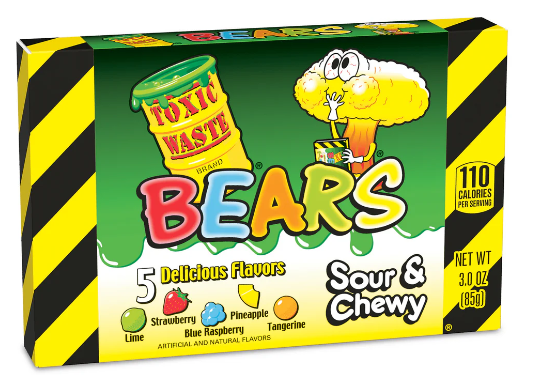Toxic Waste Bears Sour & Chewy TB