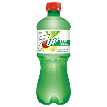 24 Pack 7up Zero Sugar Soda Pop (20 Oz) Bottles Soda Pop 7UP, Latest Products, trending
