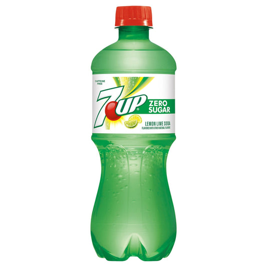 24 Pack 7up Zero Sugar Soda Pop (20 Oz) Bottles Soda Pop 7UP, Latest Products, trending