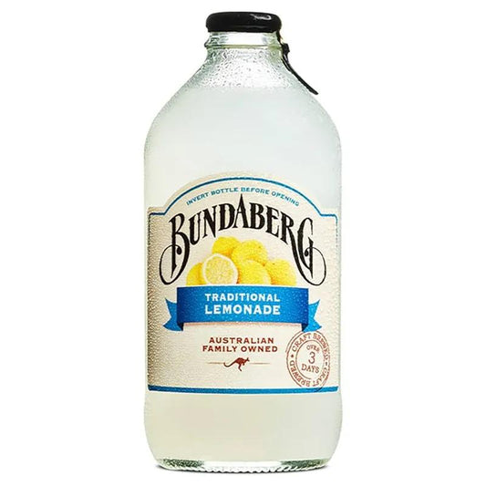 24 Pack - Bundaberg Traditional Lemonade Soda Pop (not for Sale) Bundaberg, 24 Pack, Cases