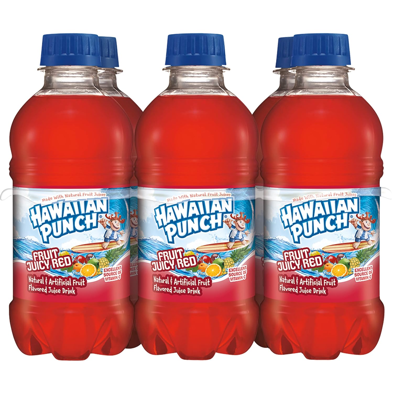 24 Pack Hawaiian Punch Juicy Red (10 Oz) Soda Pop Hawaiian Punch, cases, 24 Pack