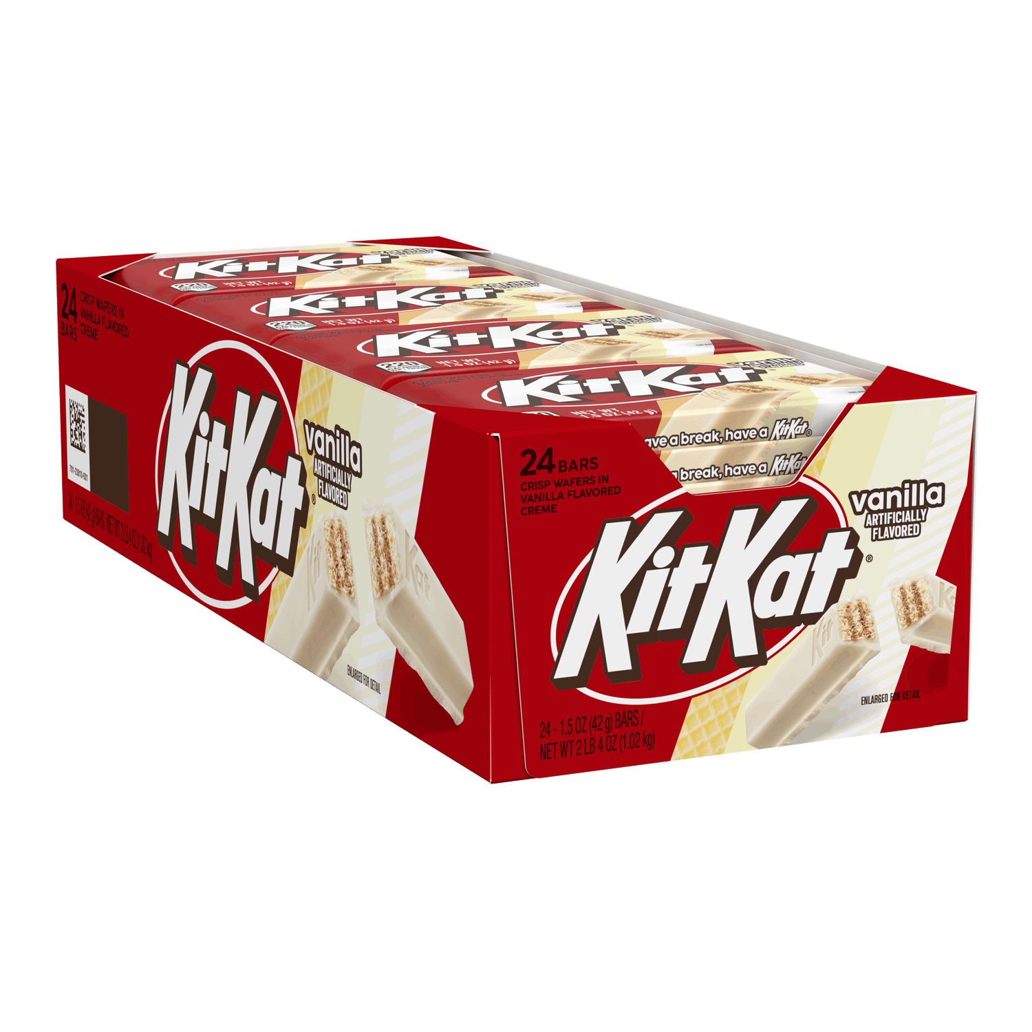 24 Pack KitKat Vanilla Chocolate Chocolate Kit Kat, TSARC, TSAISC, TSAIS&C, TSAIS, bulk