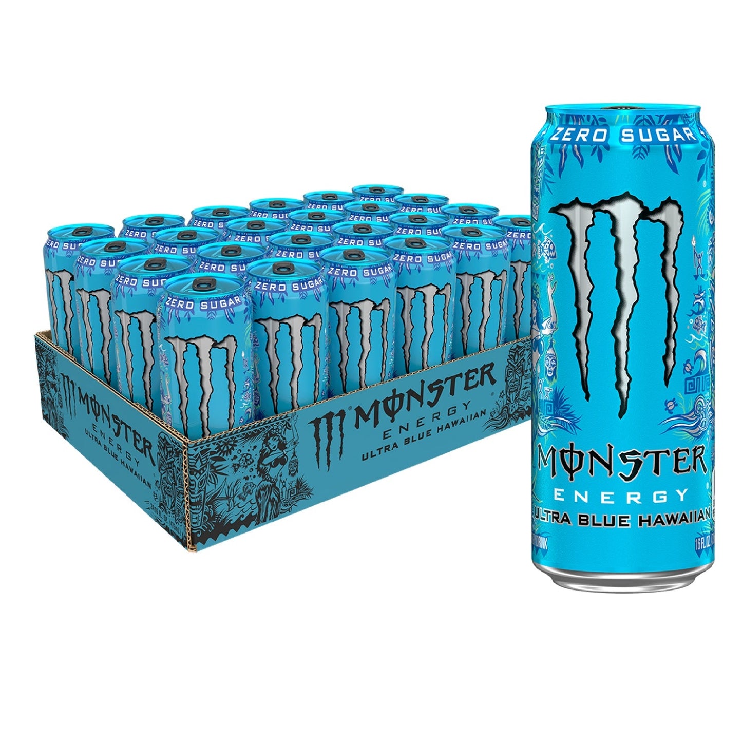 24 Pack Monster Energy Ultra Blue Hawaiian Soda Pop Monster, trending products, Bestseller, USA