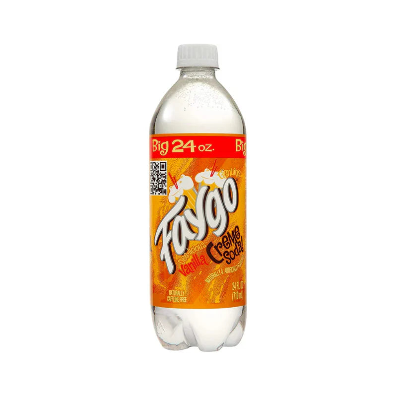 24 Pack Faygo Creme Soda