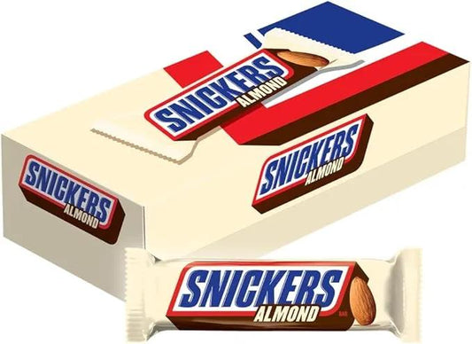 24 Pack Snickers Almond 49.89g - Chocolates from Snickers, TSAAS, TSARC, TSASN&CH, bulk