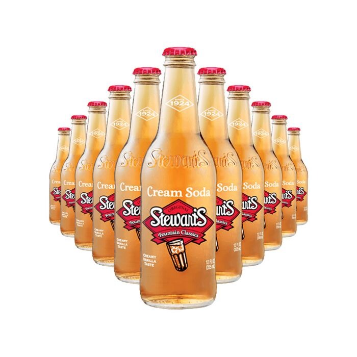 24 Pack Stewarts Cream Soda