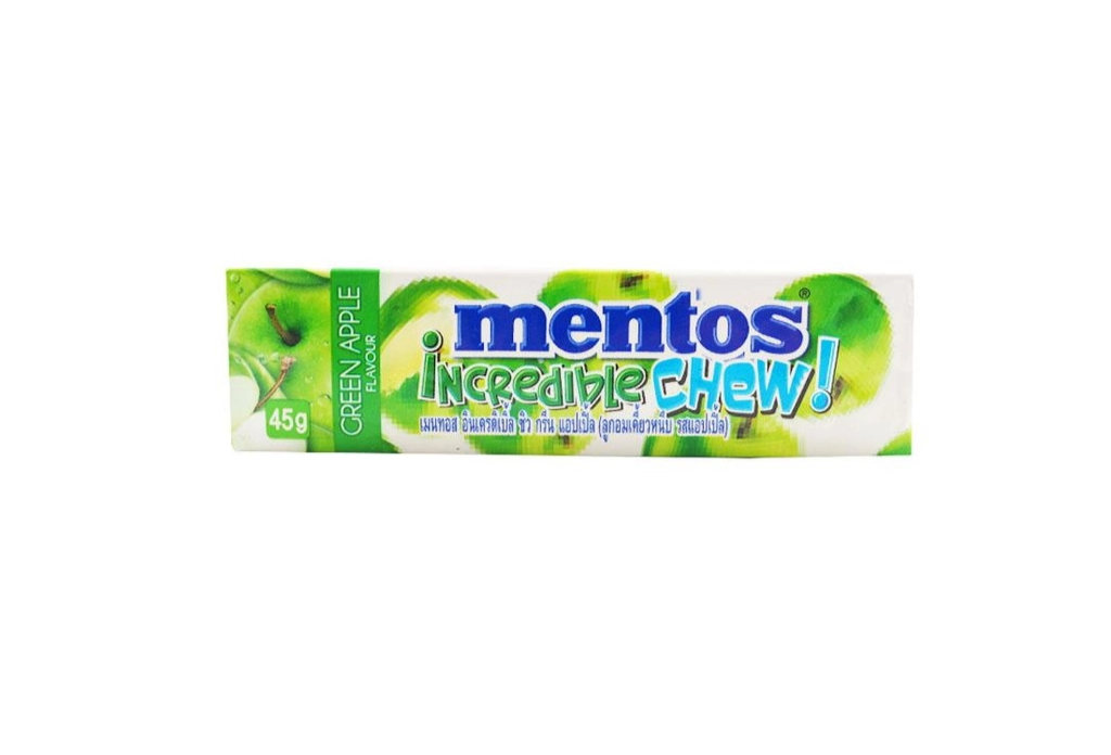 Mentos Incredible Chews Green Apple Thailand