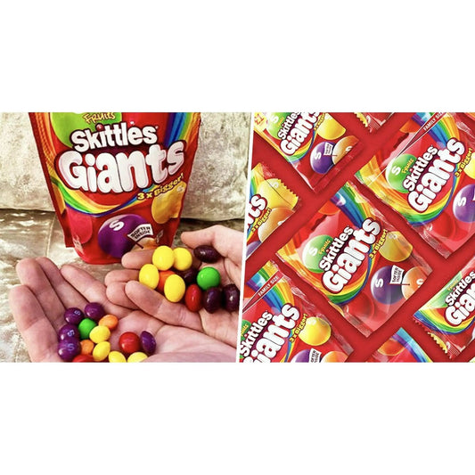Skittles Giants Fruit Bags (UK) 45g - Candy from Skittles, Trending