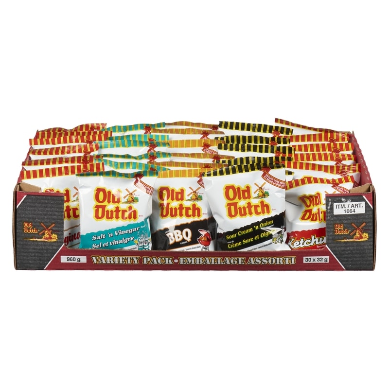 30 Pack Old Dutch Chips 32g Each Snacks/Chips Old Dutch ,Trending Products
