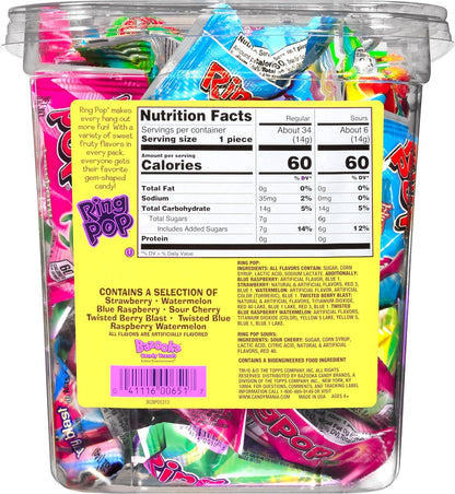 30 Pack Regal Ring Pops Jar 420g Candy Regal ,Trending Products