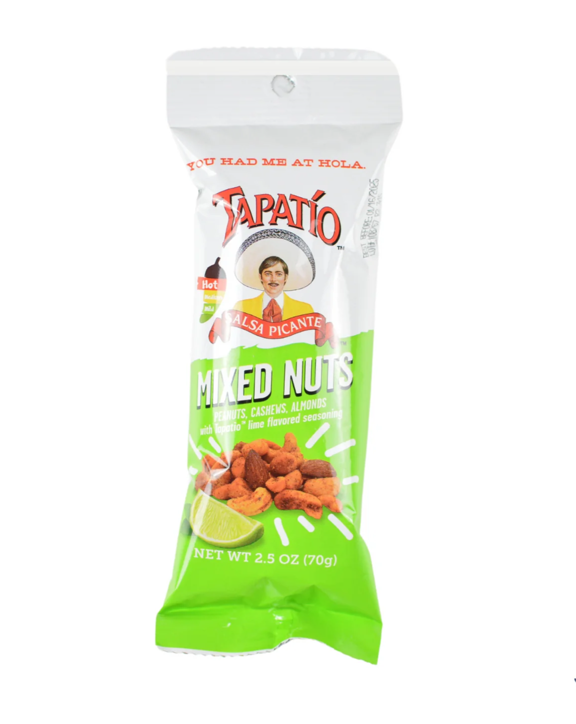 Tapatio Mixed Nuts 70g