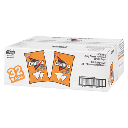 32 Pack Doritos Zesty Cheese Vending Chips 70g Each Snacks/Chips Doritos ,Trending Products