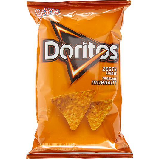 32 Pack Doritos Zesty Cheese Vending Chips 70g Each Snacks/Chips Doritos ,Trending Products
