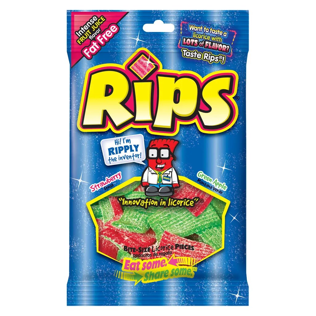 Rips HB Gummy Strips Strawberry Apple (12 Pack X 4Oz) - Gummies from Rips HB Gummy, Trending